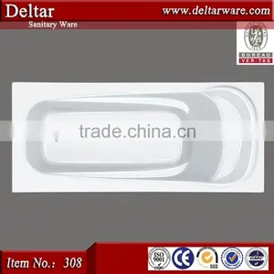 Bathroom Tub, Simple Bathtub for Sale, Foshan Acrylic Bath Tub Factory Square Bathtub thumbnail-3