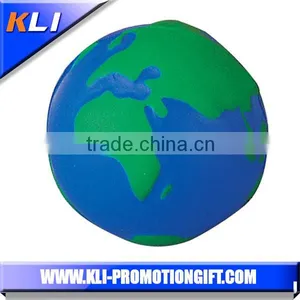 Foam Earth Ball Design Earth Shaped Stress Ball Globe Stress Balls thumbnail-1