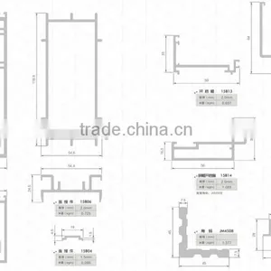 Hot Sale Direct Manufacturer Aluminum Extrusion Curtain Wall Profile thumbnail-6