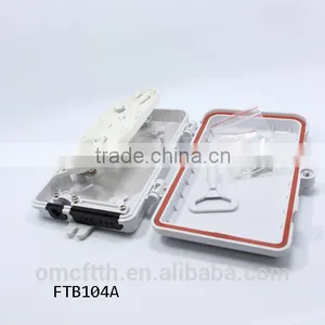 4 Core Plastic Shell Fiber Optic Distribution Box thumbnail-1