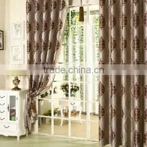 Customized Window Curtain Fabric, Jacquard Fabirc 039 Fire Retardant Blackout Fabric for Bedroom thumbnail-3