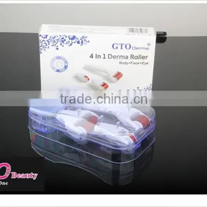 2015 Newest Factory Big Sale 300/720/1200 Pins Microneedle Roller 4 in 1 Derma Roller thumbnail-3