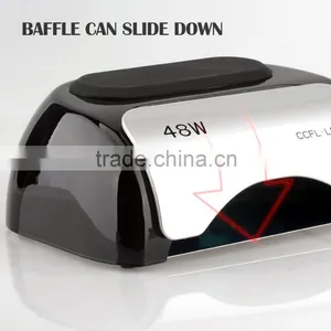 China Factory Fast Curing Time 48w Led +ccfl Nail Lamp With Mini Fan Inside thumbnail-4