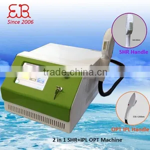 Portable Ipl Hair Removal Skin Rejuvenation Machine/ 2 in 1 Shr Ipl Beauty Machine thumbnail-1