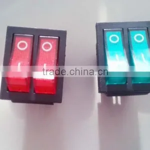 Double Press Botton Thermostat Switch 16A 250v Oven Dump Switch With CE Red and White thumbnail-1
