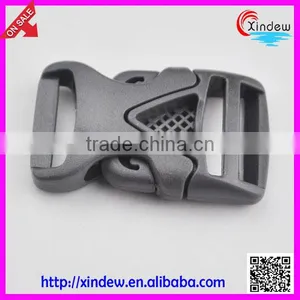 Black Plastic Schoolbag Buckle, Bag Accessories, Bag Buckle (XDZY-001) thumbnail-3
