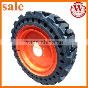 30x10 10.00-20 10-16.5 Solid Skid Tire Bobcat Skid Steer thumbnail-1