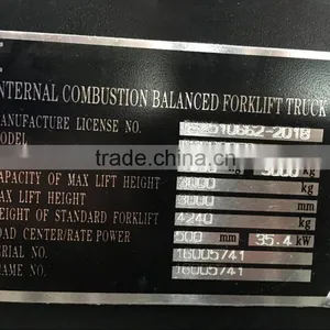 Chinese Famous Brand 2-5TON Diesel Counterweight Hydraulic New Forklift Price thumbnail-5