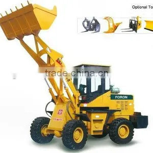 Wheel Loader 1.8 Tons ZL18 2 Years Guarantee Lowest Price Hot Sale in 2014 thumbnail-1