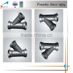 Hot Custom Products Bestseller China Supplier Cast Iron Y Tee Pipe Fitting thumbnail-1