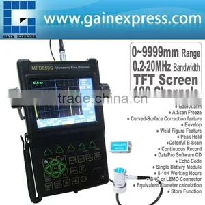 0~9999mm Defectoscope / Portable Mitech MFD-650C Portable Ultrasonic Flaw Detector thumbnail-1