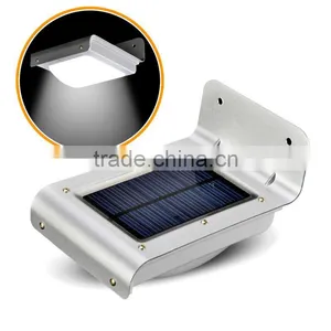 16 LED Solar Powered Light Sound Motion Sensor Solar Garden Outdoor Street Light Waterproof thumbnail-1