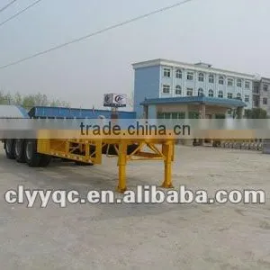 New Container Flat Deck Semi Trailer Truck thumbnail-1