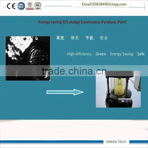20 TPD Oil Sludge /oil Grease/oil Clay to Base Oil Refining Pyrolysis Plant thumbnail-1