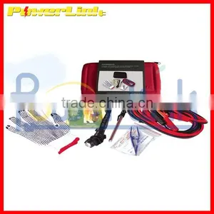 H90149 Car Road Safety Kit, Working Gloves, Booster Cable, Head Lamp V-QZH49 thumbnail-1