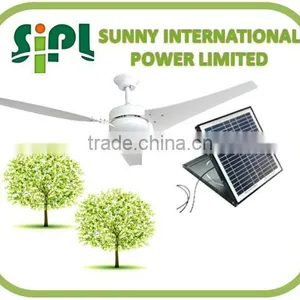 Vent Goods White Solar Panel Powered System Cooling Extractor Fan Solar Ceiling Fan thumbnail-2