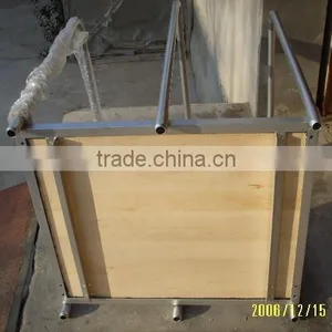 Panel Cart With Solid Deck Covering With Carpet and Uprights thumbnail-2