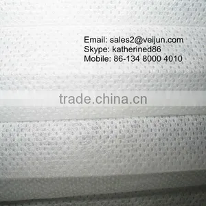 Eco--friendly 100% Polyester Recycled PET Fabric Spunbond Non-woven Fabric thumbnail-1