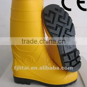 2015 HOT Rain Safety Work Shoes Boots,PVC Mining Safety Boots With Steel Toe thumbnail-5