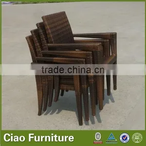 Outdoor Rattan Furniture Table and Chairs Wicker Dining Set thumbnail-4