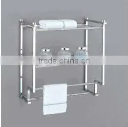 Organize It All Metro 2 Tier Wall Mounting Rack With Towel Bars thumbnail-1