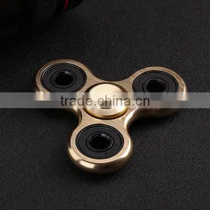 2017 New Tri-Spinner Fidget Toy Alloy EDC Sensory Fidget Spinner For Tip of the Finger Gyro thumbnail-2