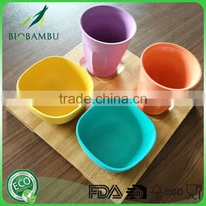 Ecological Environmental Pretty Design Bamboo Fiber Dinner Set thumbnail-1