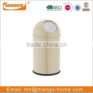 Fashionable Metal Waste Bin With Push Cover thumbnail-4