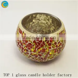 Decorative Glass Mosaic Lamp Shade thumbnail-3