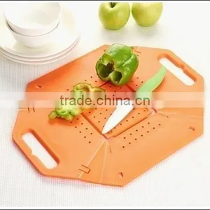 Plastic Folding Cutting Board/plastic Foldable Wishing Basket thumbnail-1