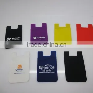 3M Sticker Silicone Smart Wallet for Cell Phone/mobile Phone Pouch thumbnail-5