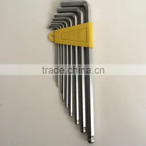 Factory Directly Galvanization 9PC Ball Point Allen Wrench Hex Key Hand Tool Set thumbnail-1