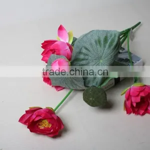 Natural Lotus Artificial Decorative Lotus Flowers China Manufacturer thumbnail-4