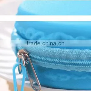 Macaron Colorful Silicone Change Purse With Small Zipper so Hot in Japan and Korea for Cute Girl thumbnail-4