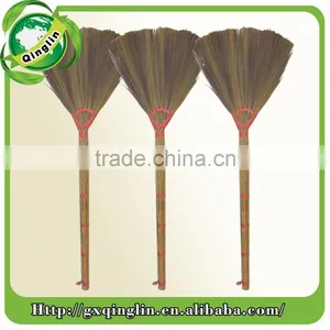 New Product Home Usage Straw Corn Broom With Wooden Handle thumbnail-3