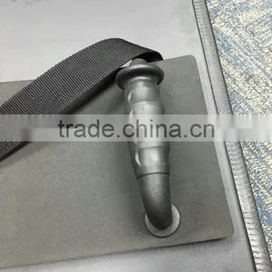 Hand Bullet Proof Anti Riot Rubber Handle PE Steel Ballistic Shield thumbnail-4