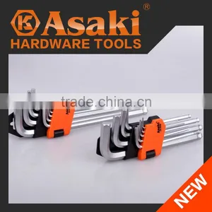 AK-0409 Chrome Steel Hex Key Set thumbnail-1