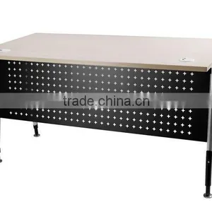 Factory Price Custom Made Leg Frame Modern Office Reception Desk thumbnail-2