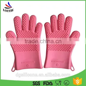 Professional Kitchen Tools Food Grade Silicone Gloves Heat Resistant Silicone Oven Mitts thumbnail-2