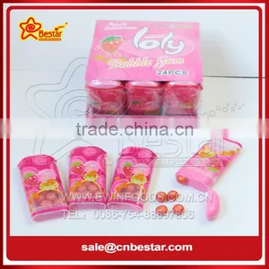 Bottle Packing Strawberry Flavor Bubble Gum Ball thumbnail-1