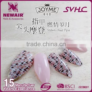 New Design Pink ABS Artificial Nails thumbnail-1