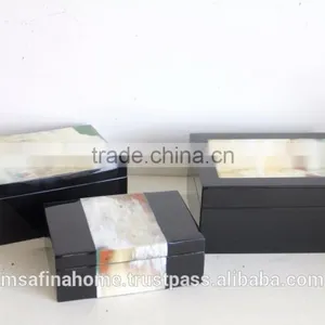 Rectangle Horn Lacquer Box thumbnail-1