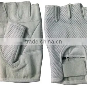 Leather Cycling Gloves thumbnail-1