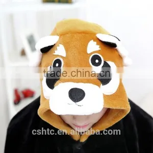 Flannel Cartoon Adult Animal Jumpsuit Animal Pajamas Jumpsuit Raccoon Design thumbnail-4