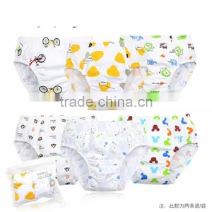 100 Cotton Good Quality Children Thong Underwear Boys thumbnail-1