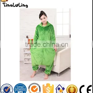 Autumn and Winter Flannel Lovers Animal Cartoon One Piece Sleepwear Thermal Lounge Pajamas thumbnail-2