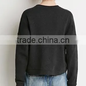 In 2015 the Spring and Autumn Period and the New Classic Irregular Loose Long-sleeved Cotton Fleece thumbnail-3
