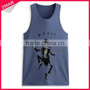 Bulk Printing Cheap Design Your Own Mens Bodybuilding Funny Sport Gym Tank Top thumbnail-1