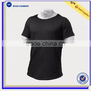 Plain Round Neck Tshirt 95 Cotton 5 Elastane Tshirt New Style Basketball Jersey thumbnail-1