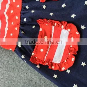 Baby Girls Fourth of July Outfits 4th of July Dress 2-7t Girls July 4th Outfit Children Patriotic Dress Sets Kids Clothing Sets thumbnail-3